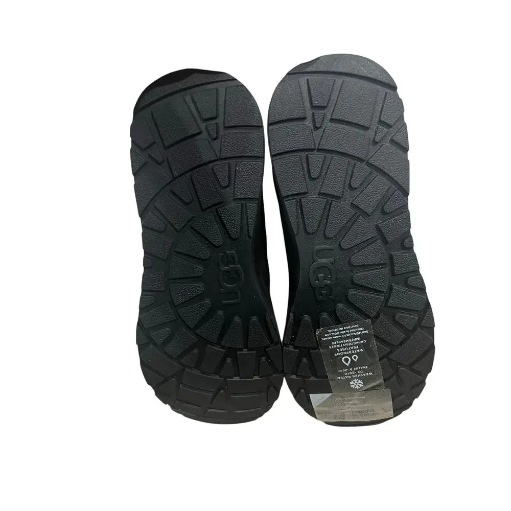 NEW Kids 5 Women 7 Black/Charcoal Gray Ugg Toty Snow Waterproof Boots 200g